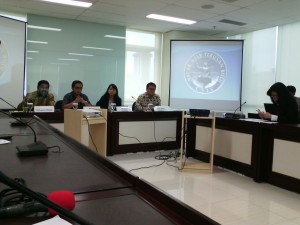 Suasana Konferensi Pers CSIS di kantornya, Tanah Abang, Jakarta (29/3). Foto: Indarti/JM