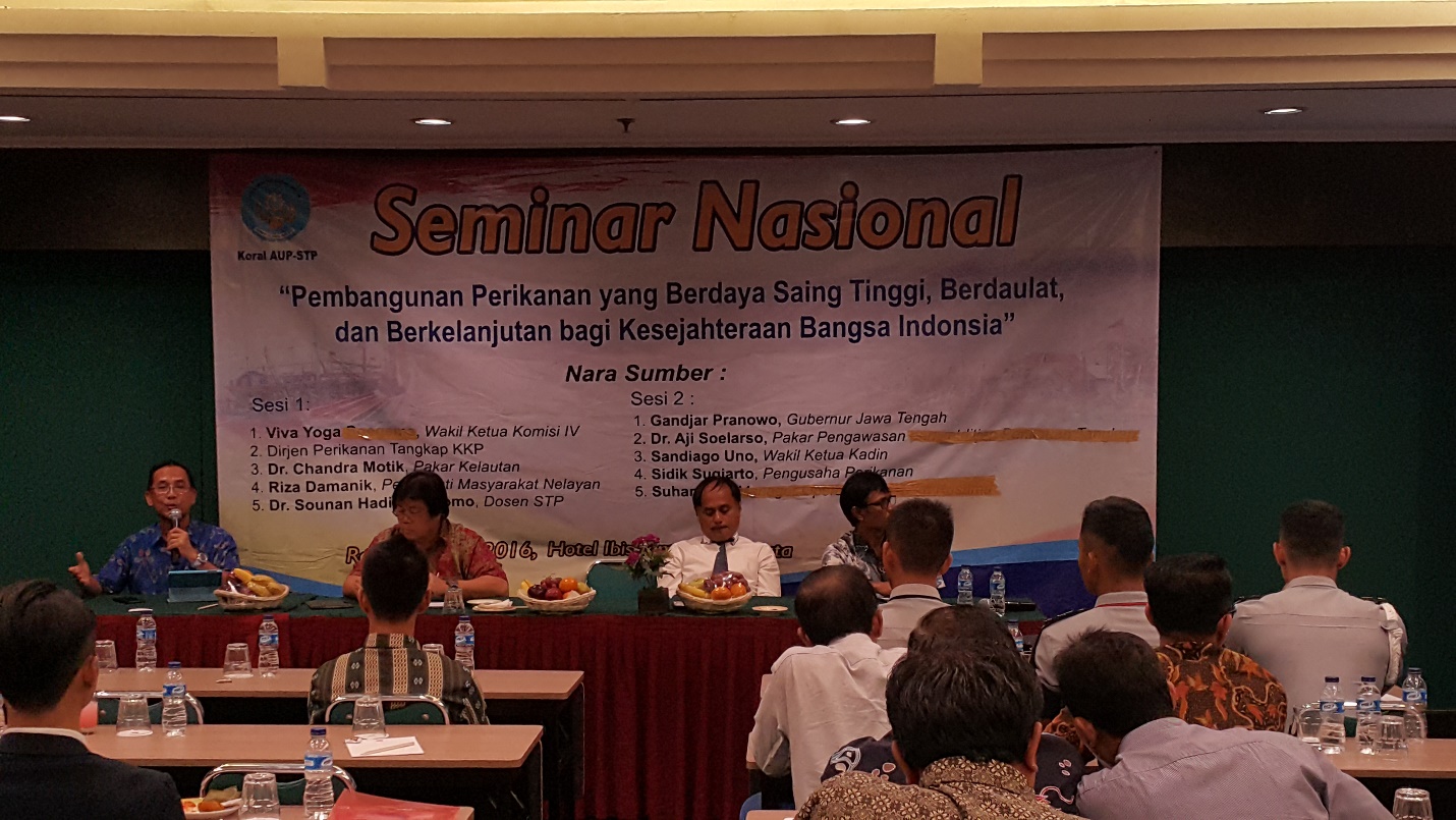 Selenggarakan Seminar Kelautan, Koral AUP-STP Komitmen Capai Poros Maritim Dunia