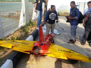 Drone Asing yang berhasil diamankan oleh Koarmabar