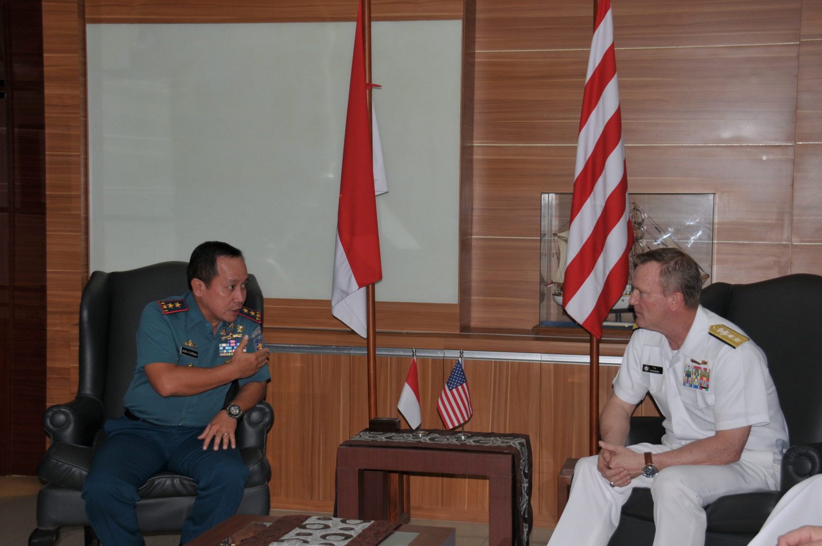 Commander of US Navy Military Sea Lift Command Kunjungi Kolinlamil