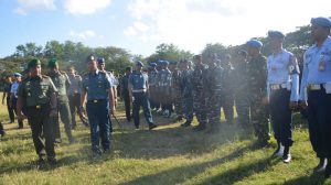 Apel Gelar Pasukan Pamkunjungan RI 1 dan RI 2 di Wilayah Provinsi Bali