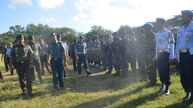 Gelar Apel Pasukan, Bali Siap Amankan Kunjungan Presiden