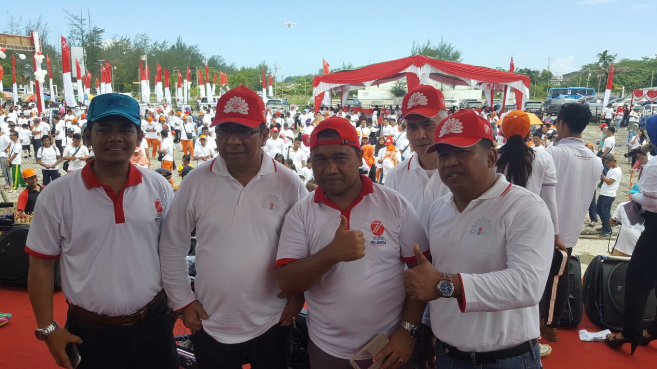 Bersama IPC dan Sucofindo, PT BKI Rayakan HUT Kemerdekaan ke-71 di Bengkulu