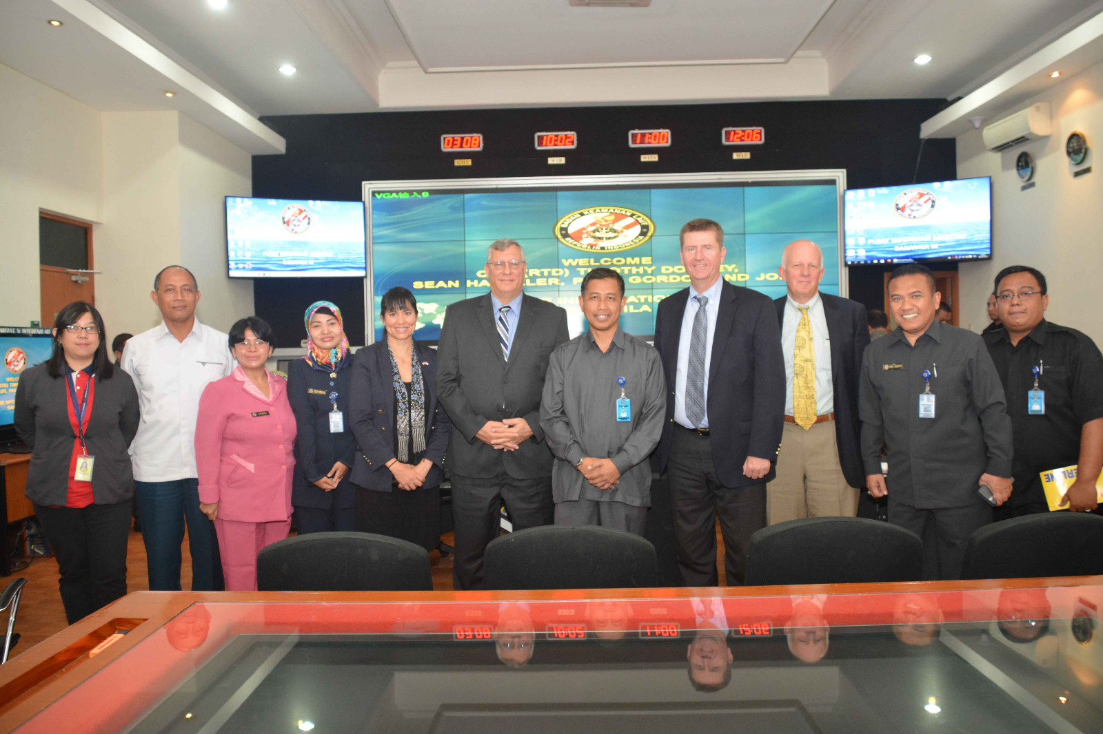 Pejabat CCMR AS Kunjungi Markas Bakamla RI