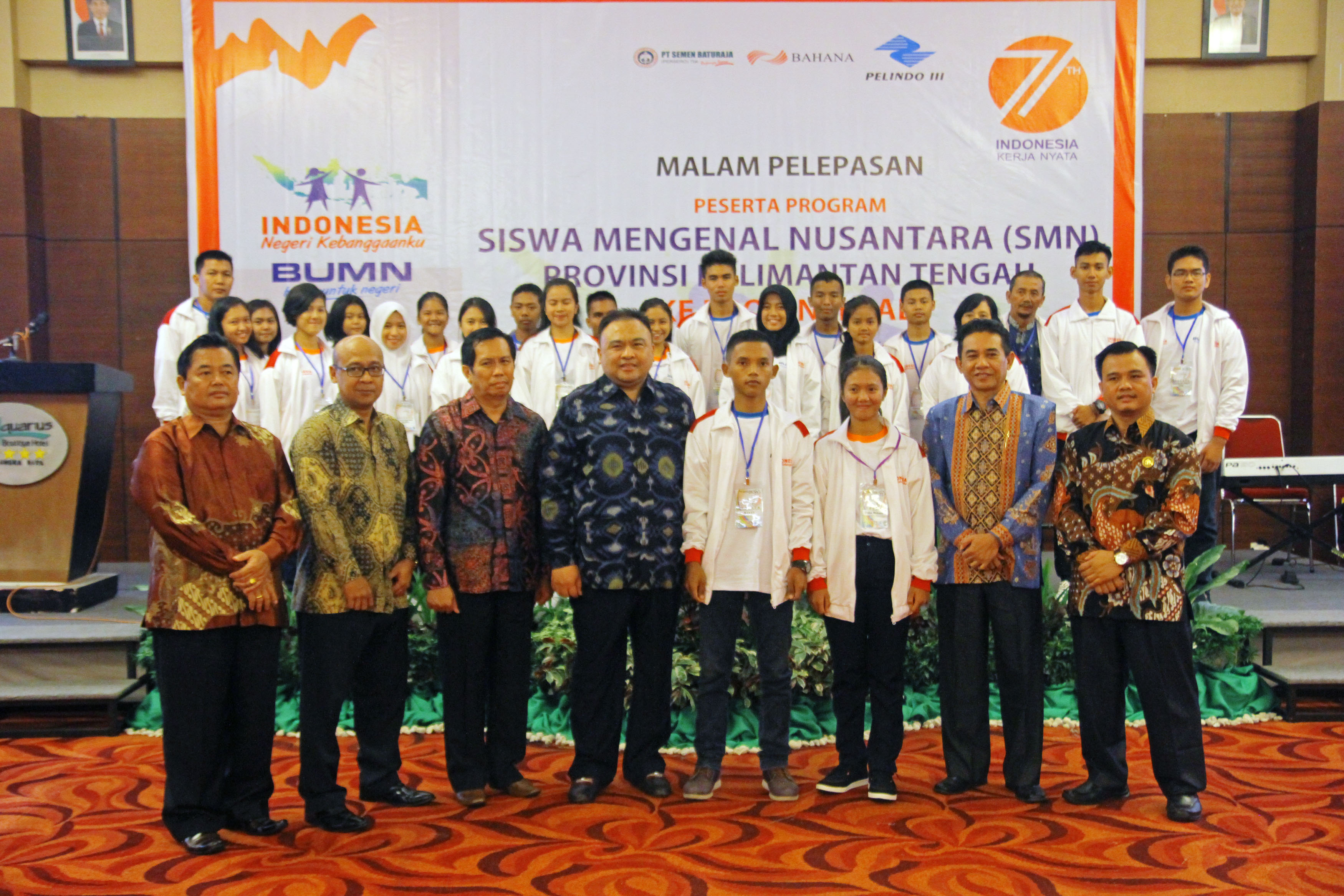 Gelaran Program Siswa Mengenal Nusantara, Delegasi Siswa Kalimantan Tengah Bertolak Menuju Bali