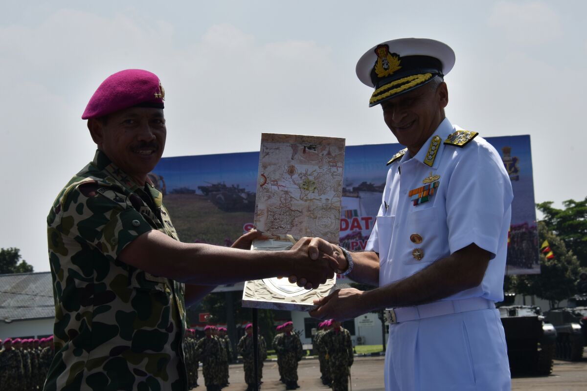 KASAL India Kunjungi Bumi Marinir Cilandak