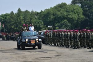 Kunjungan KASAL India ke Marinir Cilandak