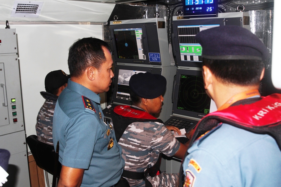 Pangarmabar Inspeksi KRI yang akan Laksanakan Penembakan Rudal C-705 dan C-802