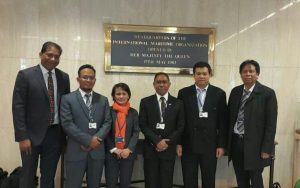 Ket foto: Delegasi Indonesia untuk Sidang IMO-Sub-Committee on Carriage of Cargoes and Containers ke-3 tanggal 5 - 9 September 2016 di markas IMO London 