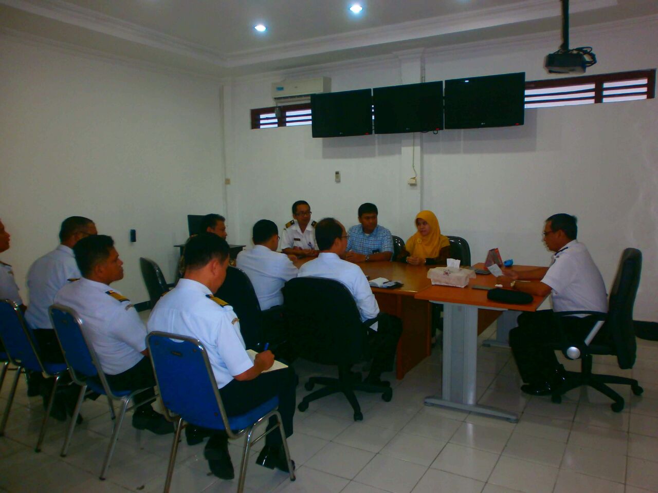 Tim Verifikasi Alih Status BMN Inspeksi Kemanan Laut Zona Maritim Tengah