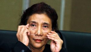 Menteri Kelautan dan Perikanan Susi Pudjiastuti