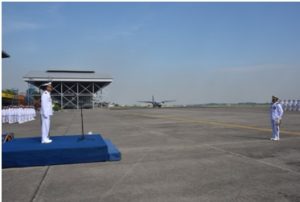 Upacara peringatan HUT TNI AL Puspenerbal.