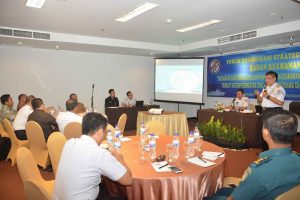 Kegiatan Forum Koordinasi (Forkor) yang digelar oleh Kedeputian Kebijakan dan Strategi Bakamla RI di Grand Clarion Hotel & Convention, Makassar.