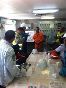  Kegiatan Mentoring Port State Control Officer (PSCO) di pelabuhan Belawan.