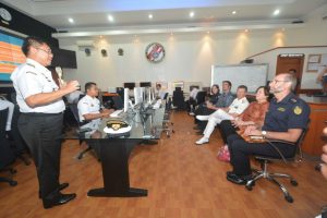 Kepala Pusat Informasi Maritim (PIM) Bakamla RI Kolonel Laut (P) Arief Meidyanto menerima Peserta Head of Asian Coast Guard Agencies Meeting (HACGAM) ke 12 dari delegasi Australia di kantor Pusat Bakamla RI, Jalan Dr. Soetomo- 11, Jakarta Pusat, beberapa hari lalu.