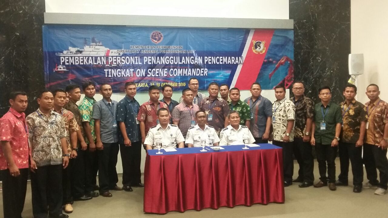 Lindungi Lingkungan Maritim, Ditjen Hubla Bekali Personel soal Penanggulangan Pencemaran