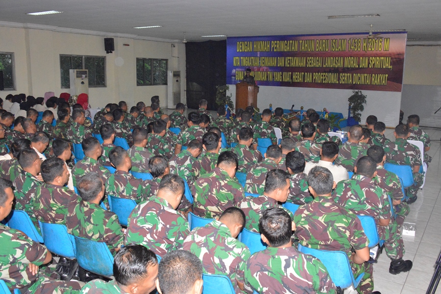 Perkuat Keimanan Prajurit, Kolinlamil Peringati Tahun Baru Islam
