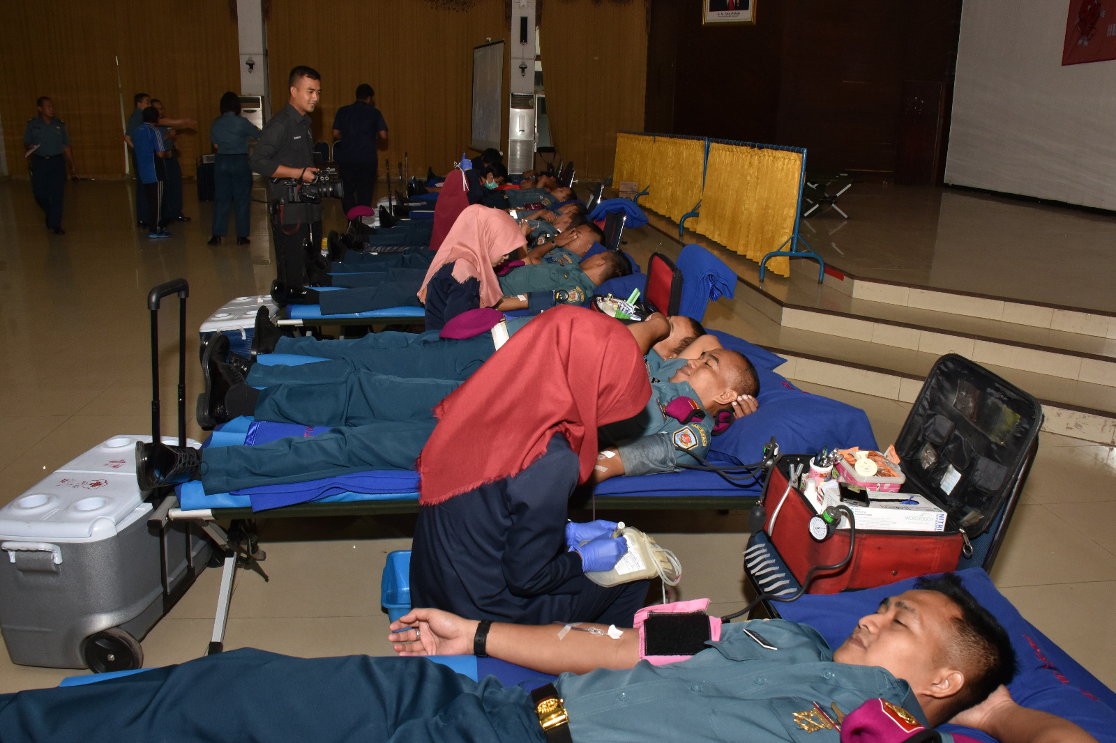 Sambut Hari Jadi ke-71, 1.757 Prajurit Marinir Donorkan Darah