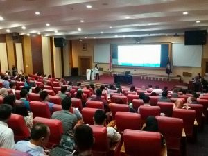 Lomba Esai dan Feature, Acara sosialisasi lomba karya foto dan karya video, untuk menyambut HUT ke-2, Bakamla RI di Universitas Pertahanan (Unhan) Kawasan IPSC, Sentul, Citeureup, Bogor, Jawa Barat.