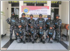Tim EFQR Pangkalan Angkatan Laut Yogyakarta.