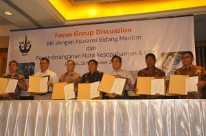 Foto Bersama MoU BKI dengan BUMN dan 6 Perguruan Tinggi