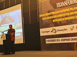 Menhub Budi Karya Sumadi dalam acara INCAFO