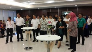 Suasana perayaaan hut pt pelabuhan tanjung priok pada tanggal 1 November 2016.