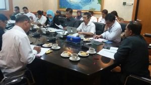 Panitia Lomba HUT Bakamla RI sedang rapat Lomba HUT Bakamla.