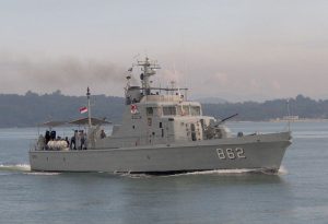 KRI Siada-862 diturnkan untuk bantu mencari Pesawat Polri M28 di Perairan Lingga