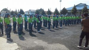 Peserta P3MI ditempa fisik dan mental di Bumi Marinir Cilandak. (Foto; Ahlan Zulfakhri)