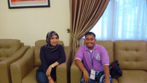 Ifa Dakhir (kiri) bersama Sekjen APMI Ahlan Zulfakhri (kana)