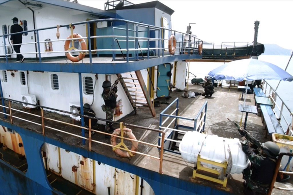 WFQR-2 Lantamal II Padang Gelar Silmulasi Penyelamatan Sandera