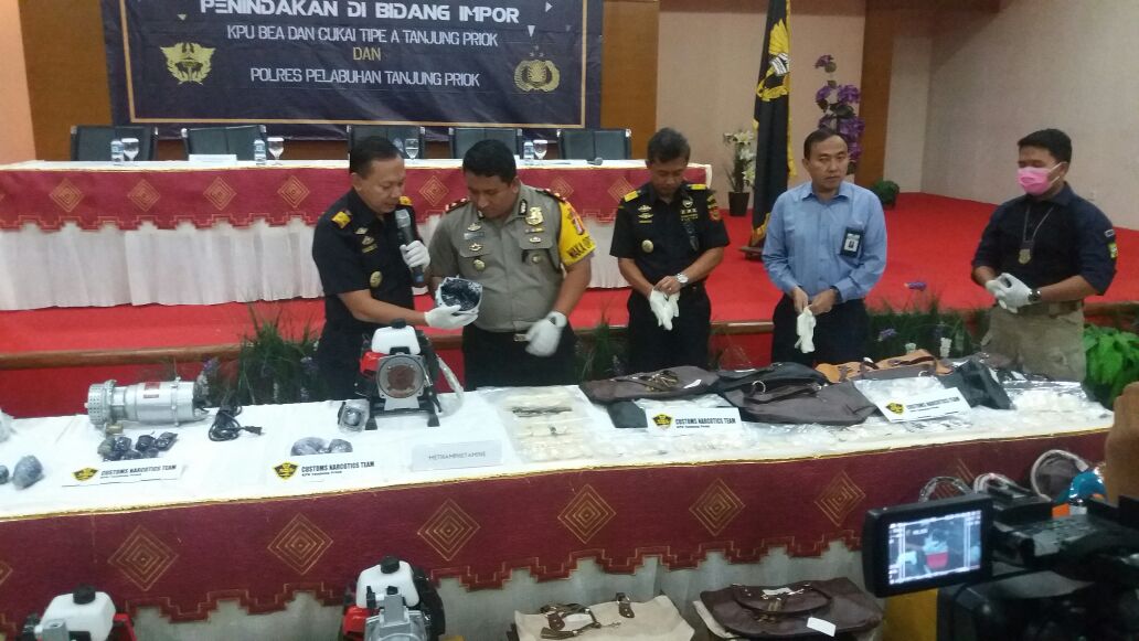BC Tanjung Priok Tegah Sabu Senilai Rp 5,4 Milyar