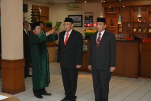 Pengambilan sumpah pejabat baru Bakamla.