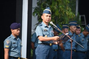 Wakapushidrosal Laksamana Pertama TNI Trismadi saat membacakan amanat Kapushidrosal.