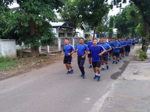 Yonmarhanlan III Jakarta olah raga bersama