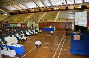 Pangarmabar Laksamana Muda TNI Aan Kurnia, S.Sos., menutup kegiatan Latihan Keamanan Laut (Latkamla) Koarmabar Tahun 2017 di Gedung O.B. Syaaf, Mako Koarmabar, Jalan Gunung Sahari Raya No.67, Jakarta Pusat.