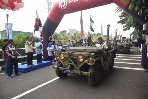 Kegiatan Gowes Bareng yang dilaksanakan dalam rangka memperingati Dies Natalis ke-51 STTAL, Minggu (19/3).