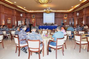 Acara RAPJ Puskopal Kolinlamil yang dibuka Pangkolinlamil Laksda TNI Agung Prasetiawan, M. AP. Dan dihadiri Keinkopal Laksda TNI Dwi Widjajanto dan Ketua Dekopinwil DKI Jakarta.