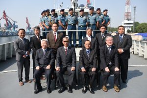 Para delegasi Intersessional Malacca – Singapore Strait Electronic Navigational Chart (MSS – ENC) Meeting.