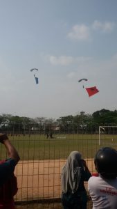 Terjun Payung Bhakti TNI AL 2017.