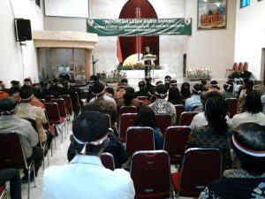 Doa Bersama anggota TNI yang beragama Nasrani di wilayah Malang.