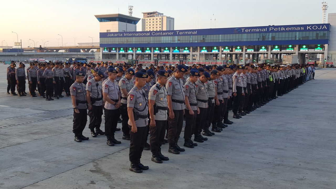 Amankan Mogok Kerja JICT, Polres Pelabuhan Tanjung Priok Turunkan 716 Personel