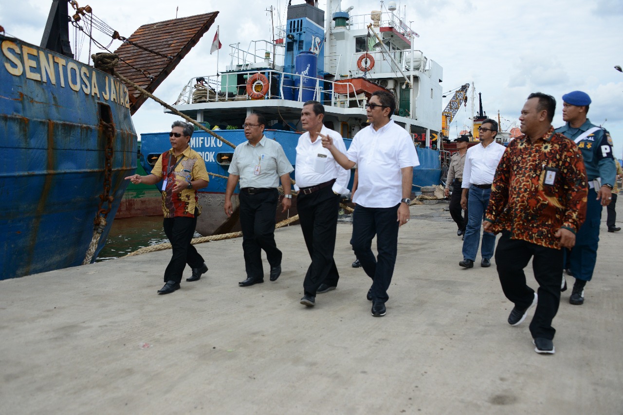 Pelabuhan Sintete akan Dilengkapi Fasilitas Jembatan Timbang dan Pompa CPO