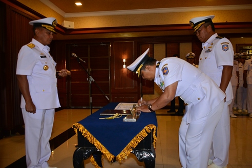 Kolonel Laut (P) Ganda Permana Jabat Aspers Pangkolinlamil