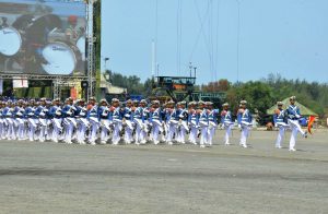 Defile Pasukan Taruna AAL HUT TNI 2017.