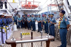 KRI Bima Suci tiba di Padang.