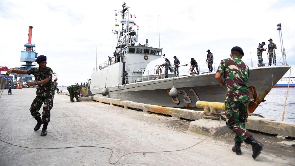 Amankan RI I, KRI Todak-631 Sandar di Pontianak