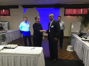 Pengukuhan Pushidrosal sebagai   Associate Member  SWPHC di Nadi,Fiji.