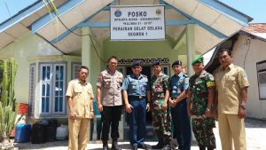 Tim Inspeksi Pushidrosal meninjau pelaksanaan Opssurta Hidros di Selat Gelasa.